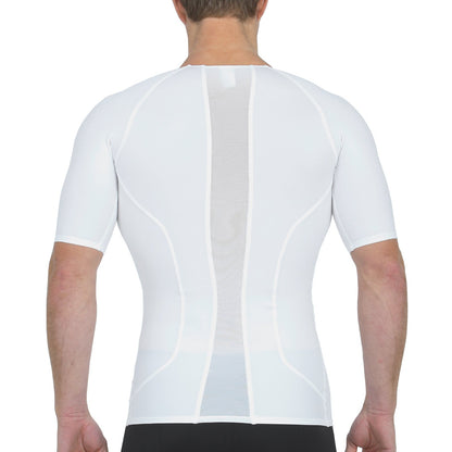 Insta Slim Compression Side & Back Power Mesh Panel V_Neck Shirt