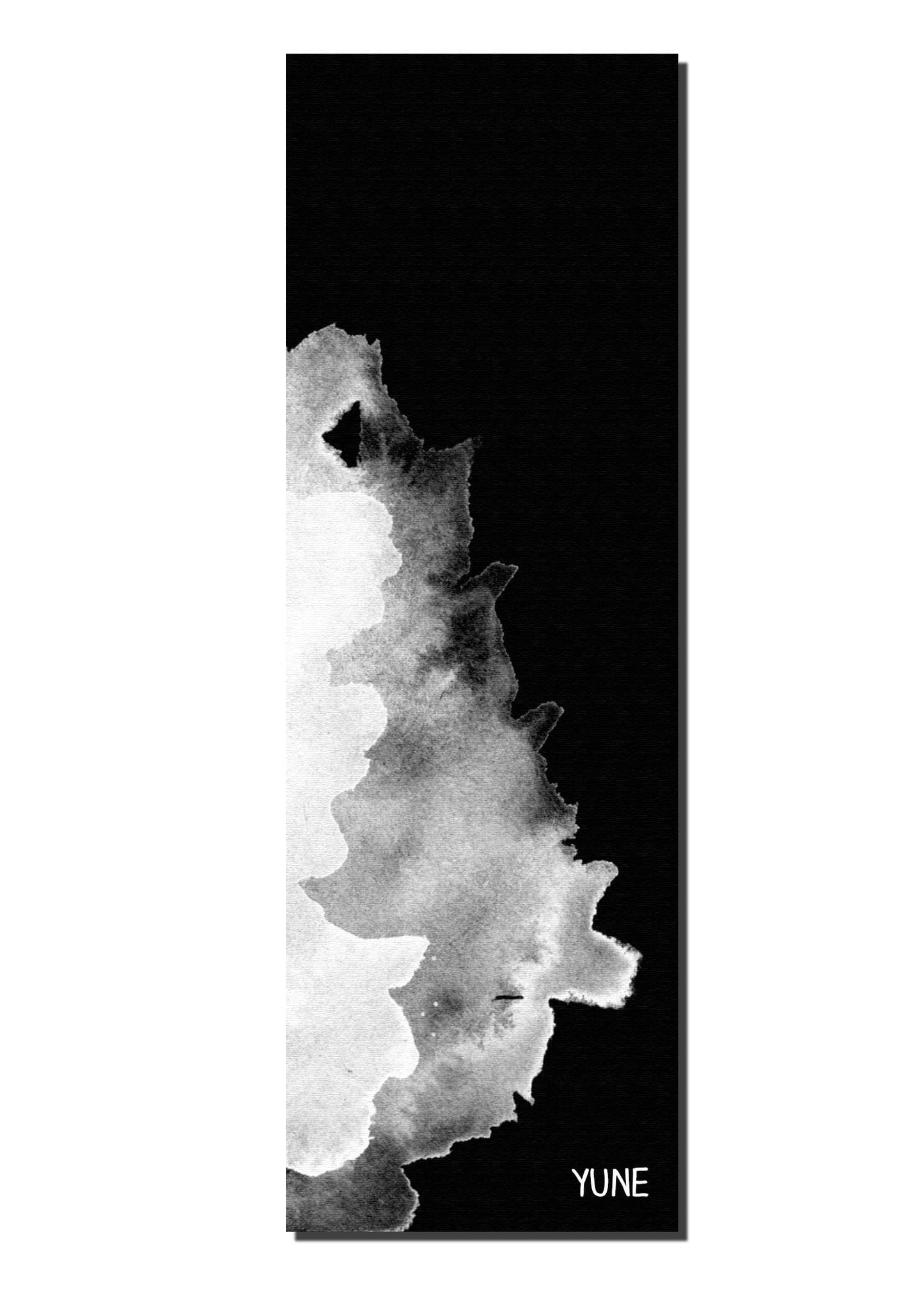 All-Black Non-Slip Cushioned Yoga Mat