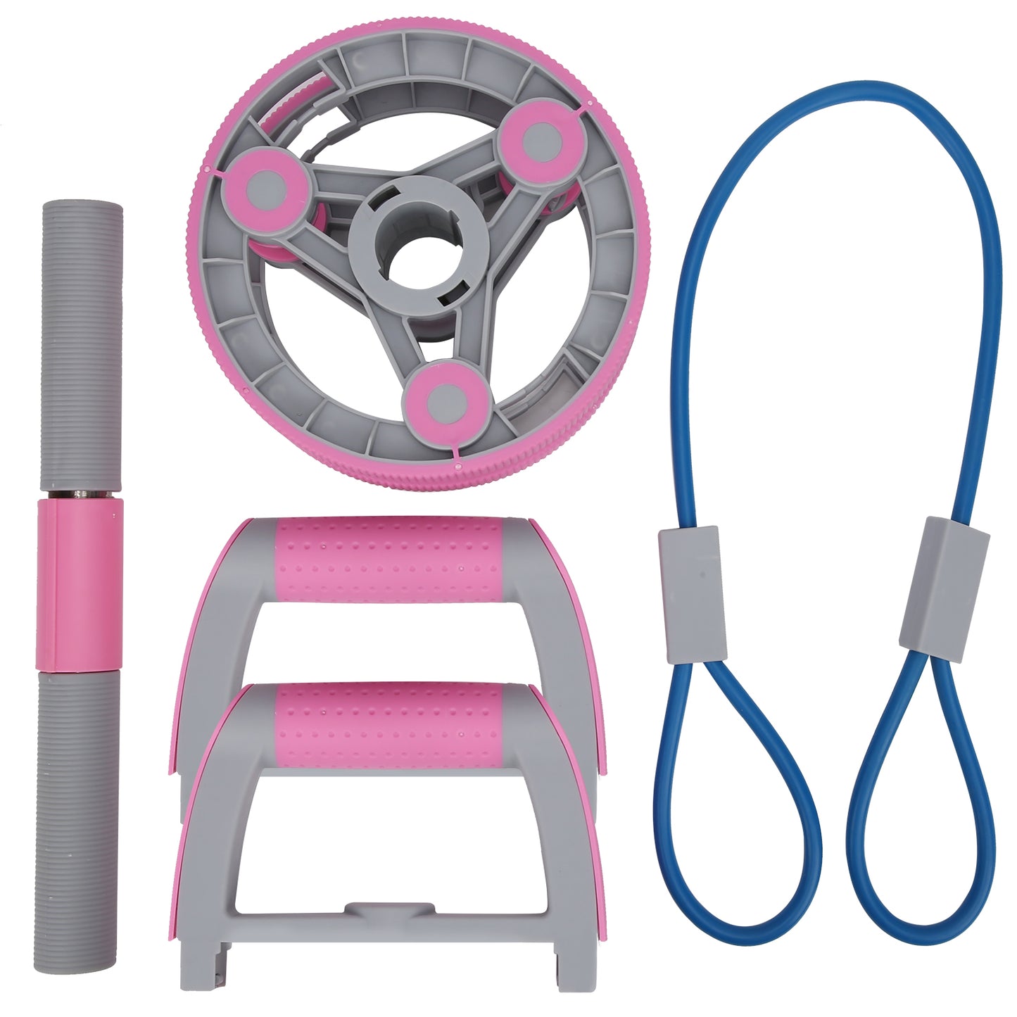 Ab Wheel & Resistance Trainer Set