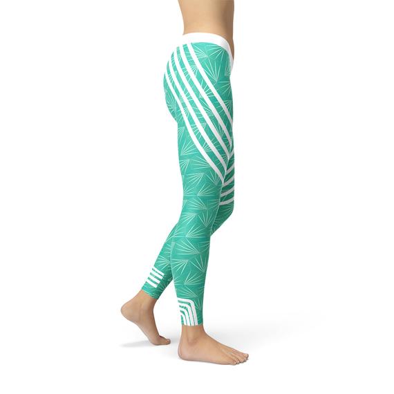 Women’s Turquoise Performance Leggings
