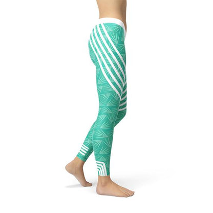 Women’s Turquoise Performance Leggings