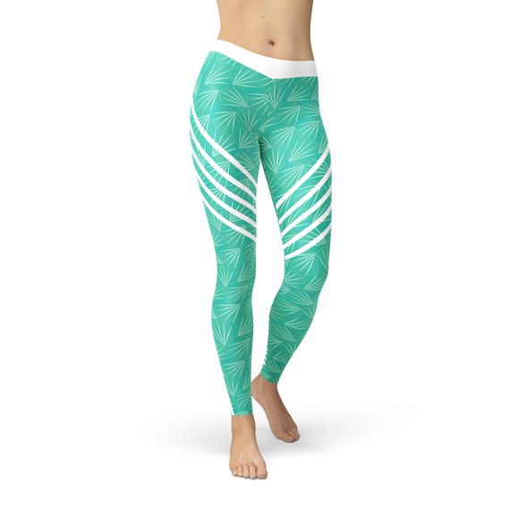 Women’s Turquoise Performance Leggings