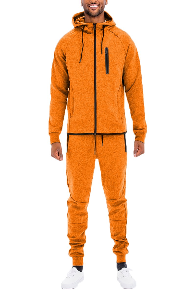 Men’s Athletic Sweat Set – Zip Hoodie & Joggers