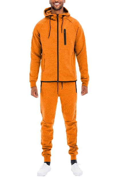 Men’s Athletic Sweat Set – Zip Hoodie & Joggers