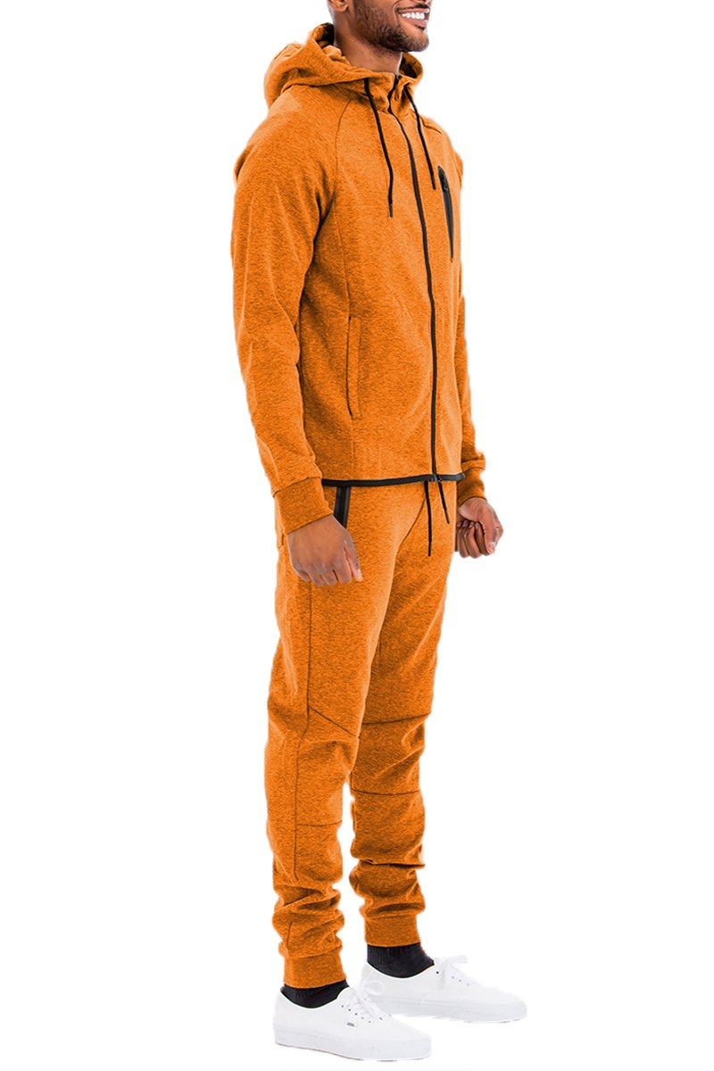 Men’s Athletic Sweat Set – Zip Hoodie & Joggers
