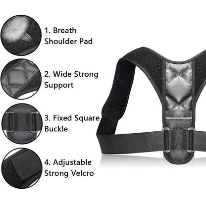 Adjustable Back Posture Corrector – Unisex