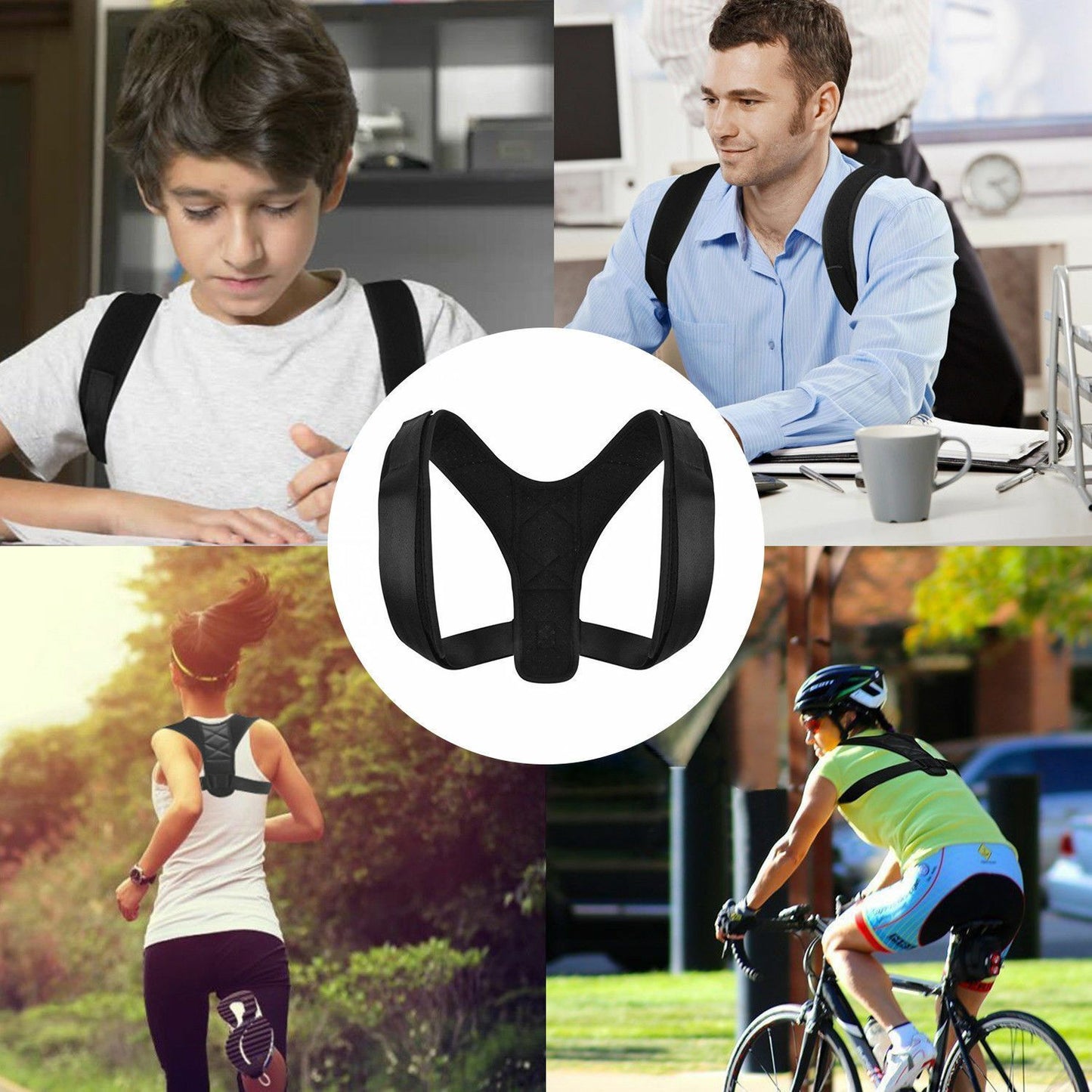 Adjustable Back Posture Corrector – Unisex