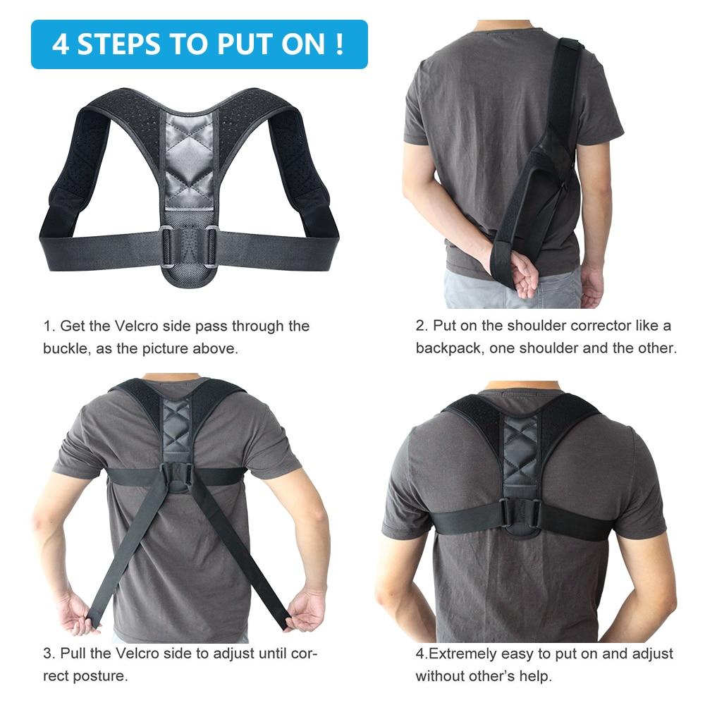Adjustable Back Posture Corrector – Unisex